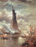 Moran, Edward Statue of Liberty Enlightening the World
